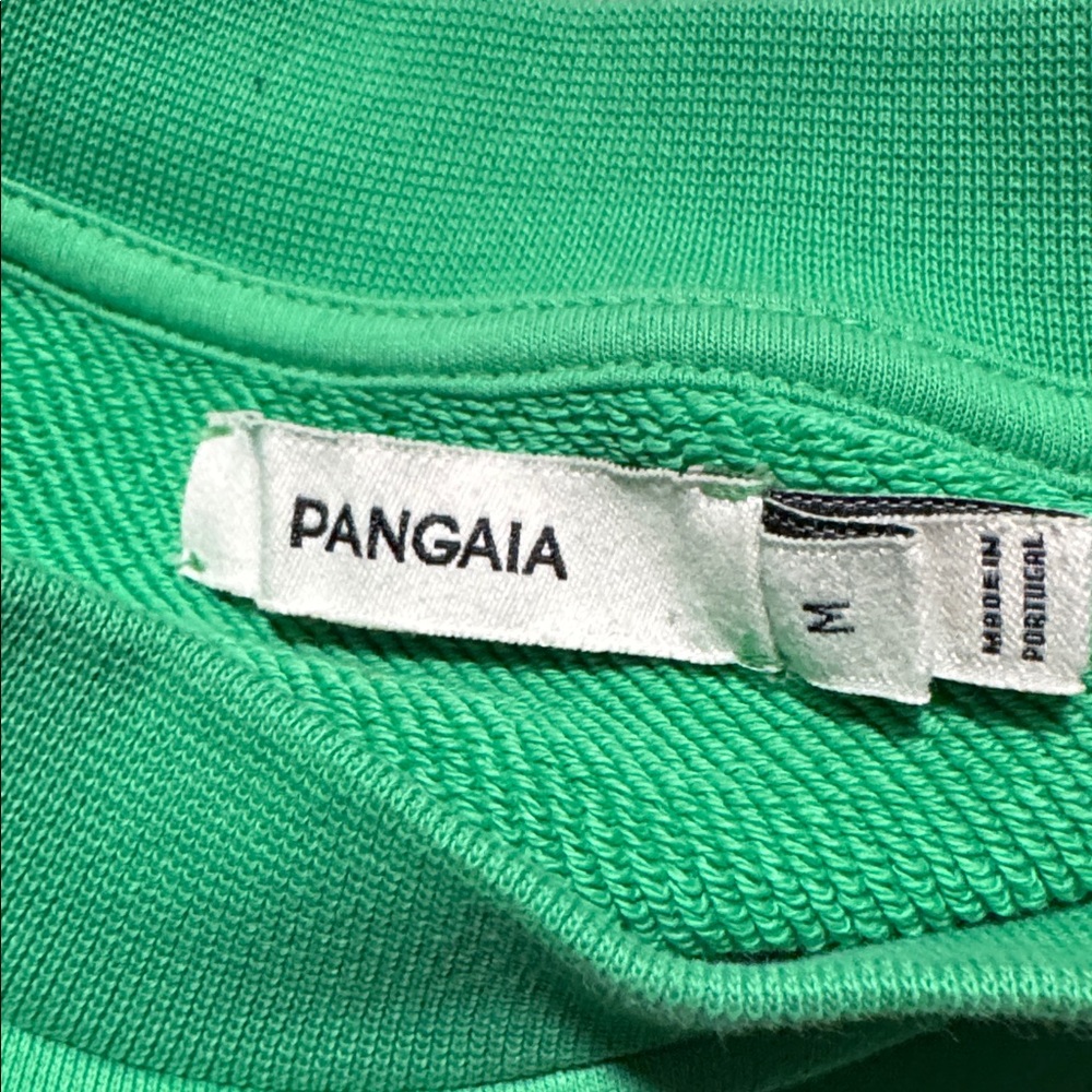DUA LIPA PANGAIA X FUTURE NOSTALGIA Vibrant Green Crew Neck Sweater - Picture 7 of 10